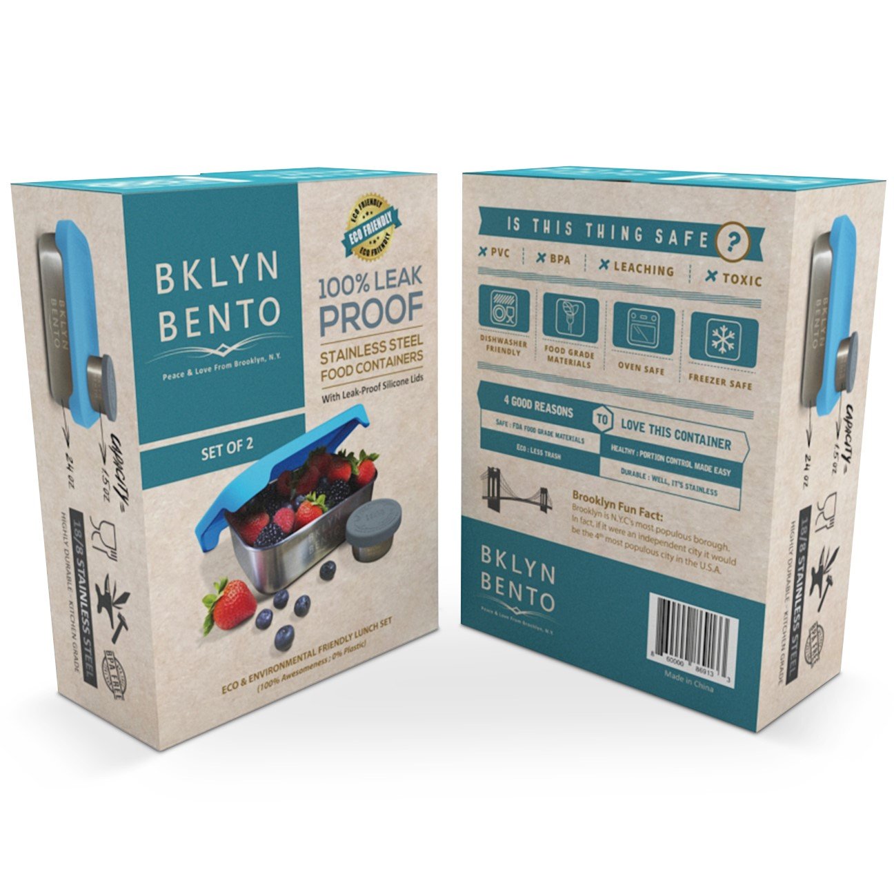Bklyn Bento East River Collection Sets, Multiple Options