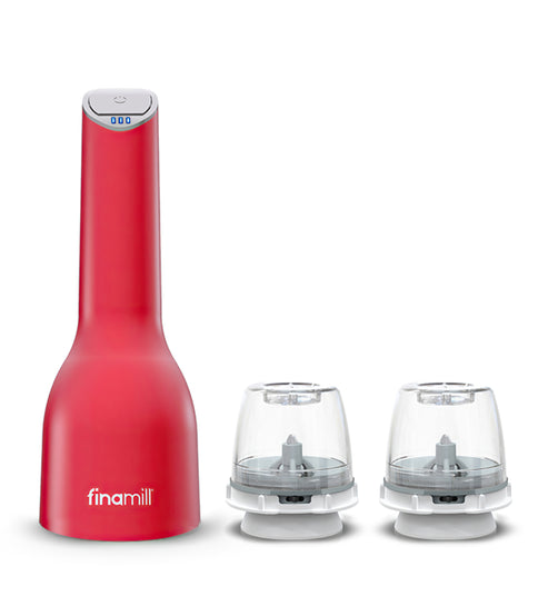 FinaMill – USB Rechargeable Pepper Mill & Spice Grinder in One, Multiple Colors