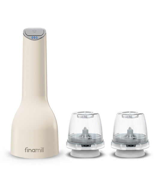 FinaMill – USB Rechargeable Pepper Mill & Spice Grinder in One, Multiple Colors